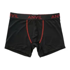 アンビル アンヴィル ANVIL ナイロンボクサーパンツ ボクサーブリーフ ANV0301 ANV0302 ANV0604 ANV0607 ANV0611 ANV0910 下着 メンズ L レッドステッチ