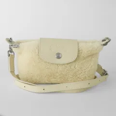 新品 ロンシャン LONGCHAMP ショルダーバッグ ル プリアージュ エクストラ ポーチ XSサイズ エクリュ