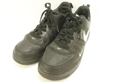 【中古】 NIKE メンズスニーカー 26.5cm AIR FORCE 1 07 LV8 UTILITY NIKE 26.5cm 黒 ブラック ロゴ