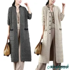 カーディガン 秋冬 レディース ロング ニット レディース アウター 冬 ロング おしゃれ オーバーサイズ ウール レディース 秋 ニットウェア