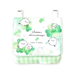 【新品】移動ポケット E：クローバーエナガ(グリーン) ティッシュケース付 クリップ 女の子 ポケットポーチ マルチポケット かわいい クーリア 入園 入学 プレゼント 入学準備 幼稚園 小学生
