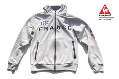 【中古】ルコックスポルティフゴルフ｜LE COQ SPORTIF GOLF｜フルジップパーカー｜QG4671｜メンズゴルフウェア｜M