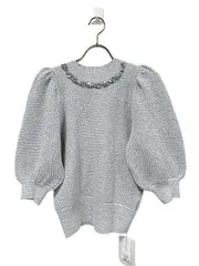 【未使用】【新古品】CELFORD　セルフォード　ニット　ライトグレー　36サイズ　7号　Ssize　定価17600円＿S13＿＿セルモアから出品＿s-0477-r13