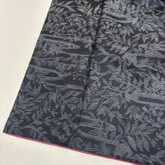 平和屋着物▽上質な紬　単衣　霞文　正絹　逸品　BAAS8013yc 平和屋着物▽上質な紬 単衣 霞文 正絹 逸品 BAAS8013ycの通販 by 平和