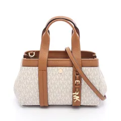 マイケルコース Michael Kors ハンドバッグ ROMEE 32T5G1ZC1B149 バニラ PVCコーティングキャンバス レザー 2wayショルダーバッグ レディース 新品