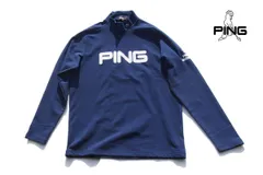 【中古】ピン｜PING｜裏起毛ハイテンションピケハイネックシャツ｜ メンズゴルフウェア｜L