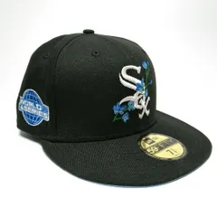 【新品未使用】NEW ERA キャップ 59FIFTY シカゴ・ホワイトソックス フラワー ワールドシリーズ記念パッチ