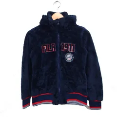 フィラ FILA GOLF 国内正規品 ゴルフ フード付きブルゾン フリース アウター M ネイビー 紺 /FT21