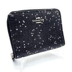 COACH 二つ折り財布 スター 星柄 ブラック - メルカリ