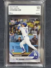 2025 TOPPS トップス ナウ - 金 慧成₍キム・ヘソン) 初 HOMERUN Semicolon セミコロン 記念 ルーキー brg 10 級 カード