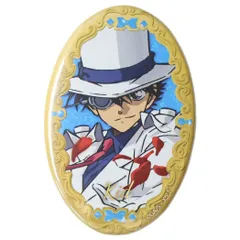 【メール便】名探偵コナン 缶バッジ オーバルカンバッジ 怪盗キッド 少年サンデー アイアップ コレクション雑貨 アニメキャラクター グッズ 