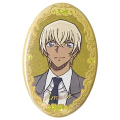 【メール便】名探偵コナン 缶バッジ オーバルカンバッジ 安室透 少年サンデー アイアップ コレクション雑貨 アニメキャラクター グッズ 