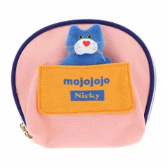 mojojojo ミニポーチ ぬいぐるみバッジ付きポーチ Nicky サンスター文具 小物入れ かわいい グッズ 
