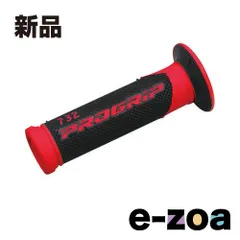 DAYTONA  デイトナ PRO-GRIP スーパーバイクグリップ#732 耐震GEL 125mm 貫通 ブラック／レッド D98095 (2452323)