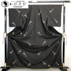 本場大島紬 地空き 花模様 トールサイズ K-4214