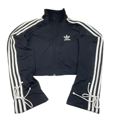 アディダス　adidas　クロップドジャケット　ブラック