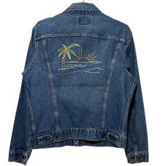 USA製 70s Levi's 70505-0217 4th DENIM TRACKER JACKET リーバイス フォース デニムジャケット 40 紙ケアタグ 刺繍 古着