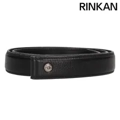 クロムハーツ  1.0 STRAP/1inchスクロールレーベルリベッツ レザーベルト メンズ 32 ※12/28～1/6 発送・問い合わせ遅延