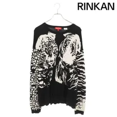 シュプリーム　Big Cats Jacquard L/S Top　M Supreme Big Cats Jacquard L S Top (SS23) - $128