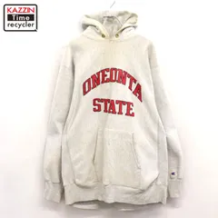 80s USA製 vintage Champion カレッジ トリコタグ リバースウィーブスウェットパーカー メンズ 表記XXLサイズ