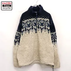 90s USA製 vintage Columbia ハーフジップ ノルディック フリースジャケット メンズ 表記Lサイズ