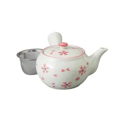 エールネット(Ale-net) 急須 ポット 350cc さくら淡雪急須 磁器 おしゃれ 0