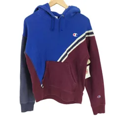 チャンピオン Champion REVERSE WEAVE ロゴ刺繍バイカラーパーカー メンズ  SMALL