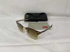 【美中古品】Ray-ban レイバン レイヴァン CLUBMASTER クラブマスター サングラス RB3716 9008 ケース付き カラー：ブラウン系