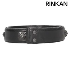 クロムハーツ  STRAP PYRAMID/ゼロピラミッドスタッズ レザーベルト メンズ 34 ※12/28～1/6 発送・問い合わせ遅延