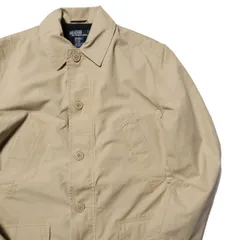 90's 00's ポロラルフローレン フリース ライニング付 コットン ハーフ コート  (S) カーキ ジャケット 90年代 旧タグ オールド POLO アメリカ古着 USED ビンテージ ヴィンテージ