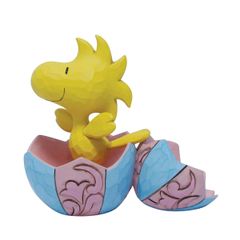 Jim Shore Woodstock in an Egg Mini Figurine, Figure, Doll, 6017867, Peanuts Interior Decor