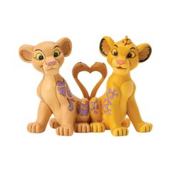 ジム ショア Jim Shore ディズニー トラディション Disney Traditions シンバ＆ナラ ハートテイルズ 置物 フィギュア 人形 6017847 ライオンキング インテリア