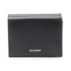 【美品】JlL SANDER 二つ折り 財布 黒 ブラック JIL SANDER（ジルサンダー） 二つ折り財布 J28UI0005 P5995 メンズ