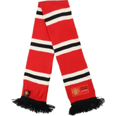 古着 PREMIER LEAGE プレミアリーグ MANCHESTER UNITED FC マンチェスターユナイテッド ボーダー柄 サッカー アクリルマフラー/gaa005975のサムネイル