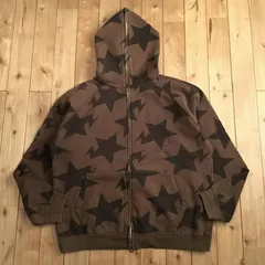 【値下げ可能】激レアA BATHING APE 星柄パーカー Lサイズ　y2k 値下げ可能】激レアA BATHING APE 星柄パーカー Lサイズ y2k 値下げ