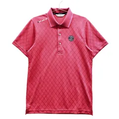 サイズ：M AND PER SE アンパスィ  半袖ポロシャツ  レッド系 [240101575148] ゴルフウェア メンズ ストスト