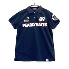 PEARLY GATES ポロシャツ ネイビー サイズ7 - メルカリ