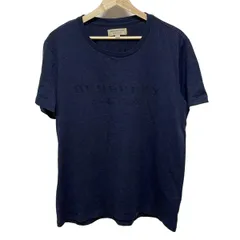 BURBERRY LONDON ENGLAND(バーバリーロンドンイングランド) 半袖Tシャツ サイズL メンズ美品  - ダークネイビー クルーネック