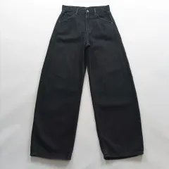 UNIQLO ユニクロ デニム ズボン サイズ26 ストレート ブラックデニム カジュアル レディース デニムパンツ A8753