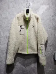 プーマ フリース ジャケット アイボリー