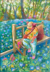 油絵 絵画 【Hydrangea】 Hydrangea, 絵画 Tatiana Repesciucによって | ArtMajeur