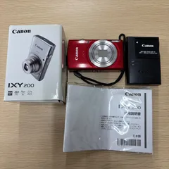 【美品】Canon IXY 200 レッド コンデジ