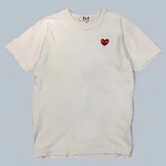 Play Comme des Garcons プレイ・コムデギャルソン 半袖 Tシャツ ホワイト L KT60-D16-KG