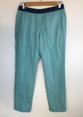 UNIQLO ウォームイージーカラーブラックパンツ レディース M スカイブルー 4031202512180033