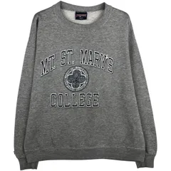 古着 90年代 ジャンスポーツ JANSPORT 3連プリント カレッジスウェットシャツ トレーナー USA製 メンズL相当 ヴィンテージ/eaa604460