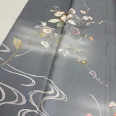 付下げ 友禅 本金箔 紋無し 上品な染め 正絹 着物 MK-2583