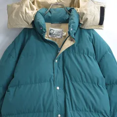 80〜90s Penfield ペンフィールド コットン シェル ダウン ジャケット フーディー アウトドア ヴィンテージ ビンテージ ティールグリーン USA アメリカ古着 メンズLサイズのサムネイル