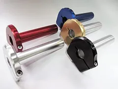 ZOOMER ＦＩ車 インジェクション 専用 ハイスロKIT・カラーアウターSET（イエローアウター×ブルーボディー：純正キャブレター用） : 車＆バイク