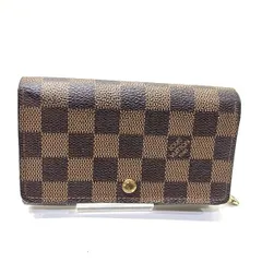 ルイヴィトン　Louis Vuitton　ダミエ　ポルト　モネ　ビエ　トレゾール　N61730　2つ折り財布　レディース