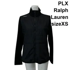 ■ 美品 ラルフローレン Ralph Lauren PLX アウター 中綿ジャンパー 上着 長袖 ジップアップ 黒 毛混 XS 5号 レディース S5Y618のサムネイル